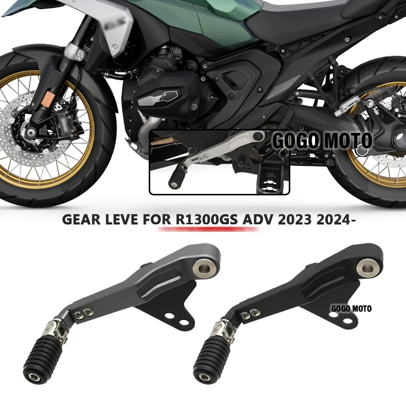 

R1300GS NEW CNC Aluminum Adjustable Folding Gear Shifter Shift Pedal Lever For BMW R 1300 GS GS1300 ADV Adventure 2023 2024 2025