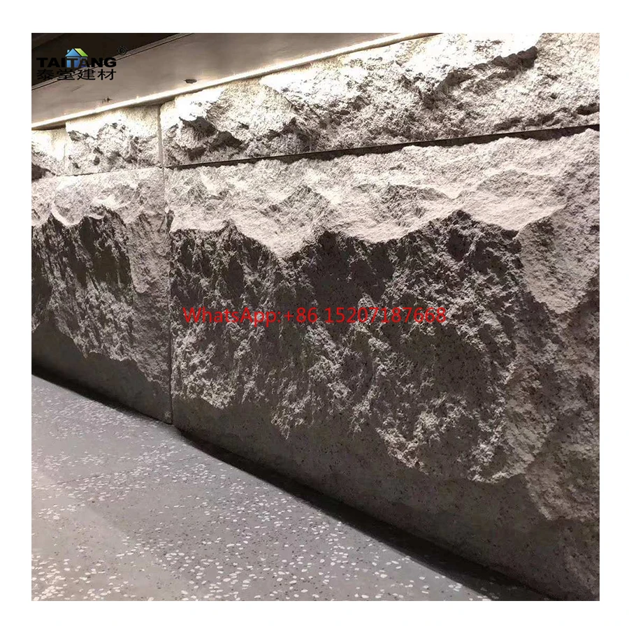 

3D polyurethane antique covered stone wallboard