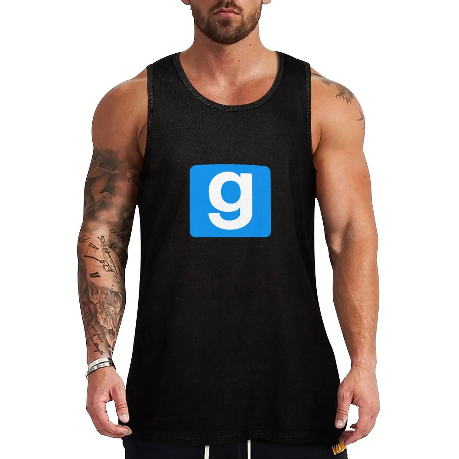 

Garry's Mod Logo Tank Top t-shirts for Men's gym bodybuilding for men