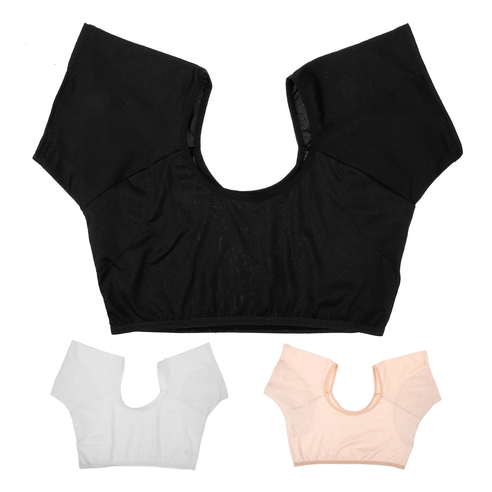 3 قطعة سترة نسائية تحت الإبط تمتص الرطوبة سترة خفيفة الوزن لليوجا والجري والتمارين الرياضية ومضادة للبقع مريحة