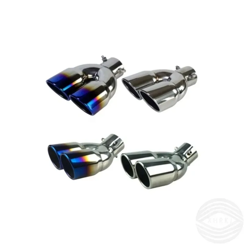 

Glb 4-цветный наконечник выхлопной трубы, 63 мм, двойной выпуск из нержавеющей стали, автомобильный глушитель, хвостовой наконечник выхлопной трубы, болт на наконечник выхлопной трубы-Gl