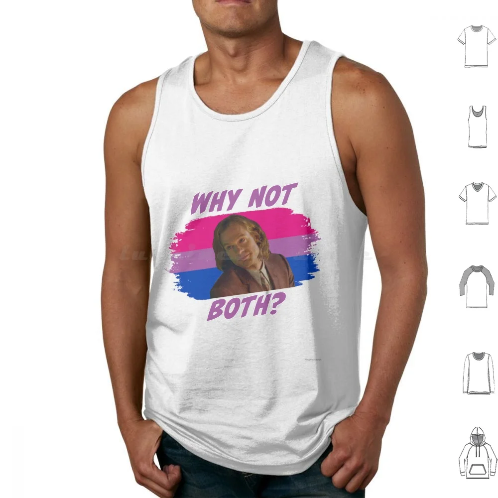 Lestat-Why Not Both ? Tank Tops Print Cotton Lestat De Lioncourt Lestat Interview With The Vampire Iwtv Vampire Chronicles