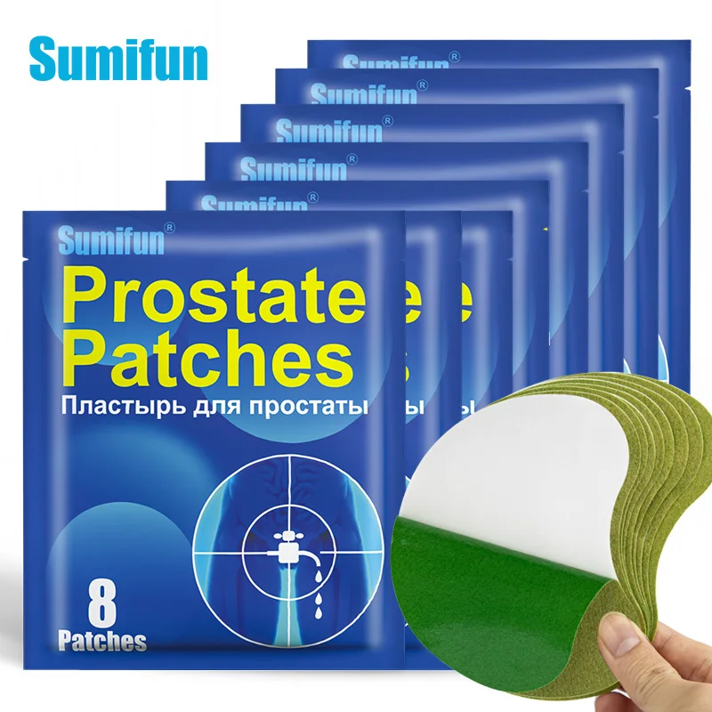 24/64Pcs Sumifun Prostate Patch Prostatitis Treatment Medical Plaster Chinese Medicine Urology Prostatic Sticker Health for Men