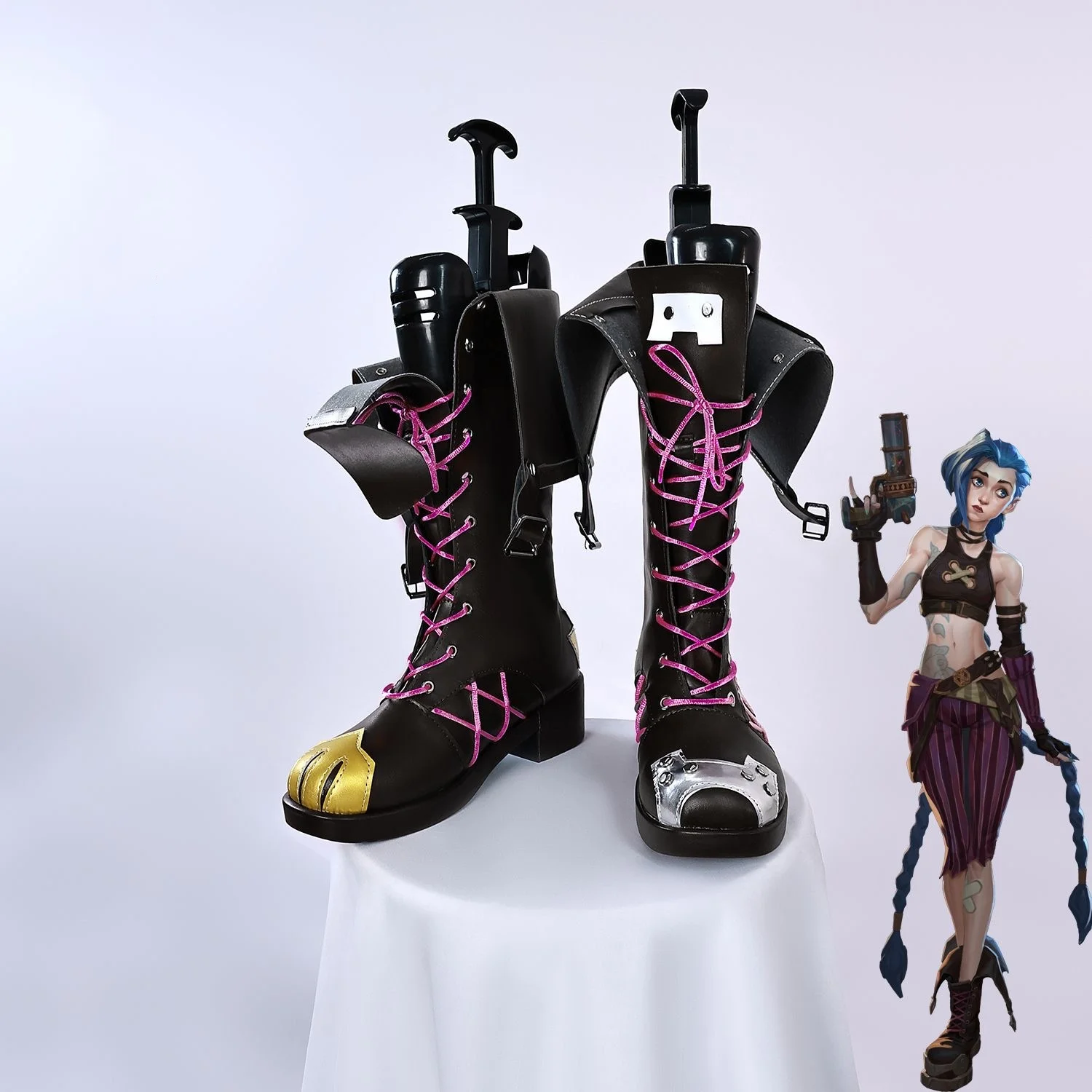 

Jinx Cosplay Shoes Anime Game Jinx Shoe