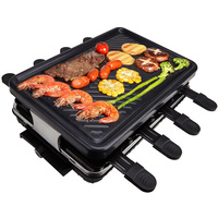 Electric Grill Pan Indoor Barbecue Machine Non Stick Coating Table Grill Korean BBQ Family Gathering Portable Tabletop Grill