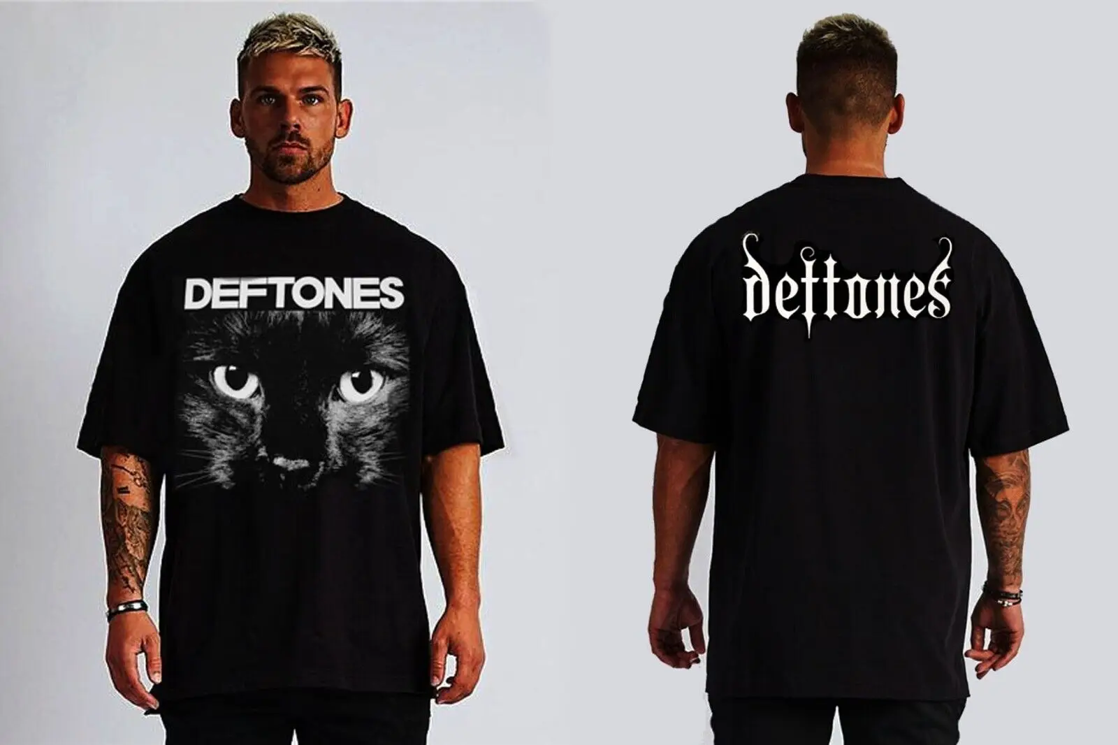 DEFTONES Men Cotton T-shirt Luxury Brand Fashion Big Size Top Casual Short Sleeve Streetwear Classic New Arrival Tee Rock Band