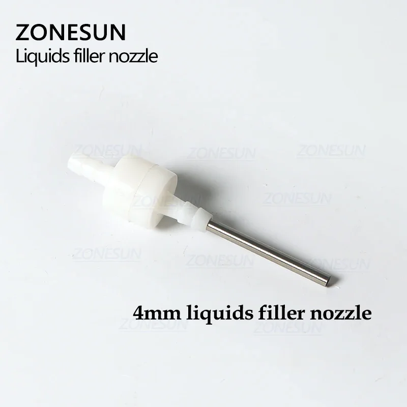 ZONESUN GFK-160 Liquid Filling Machine Nozzles For Digital Tiny Vials 5mm Small Size Filler Nozzle Filling Machine Spare Part