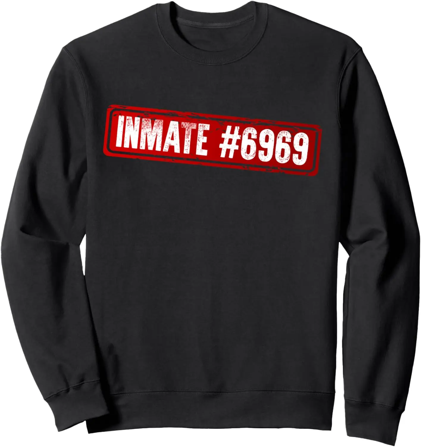 

Inmate Costume Funny Jail Prisoner Prison Warden Law Police Sweatshirt