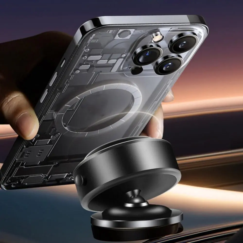 

Магнитный держатель для телефона на присоске, вакуумный регулируемый автомобильный навигационный кронштейн, многофункциональный 360° ° Вращающаяся подставка для телефона