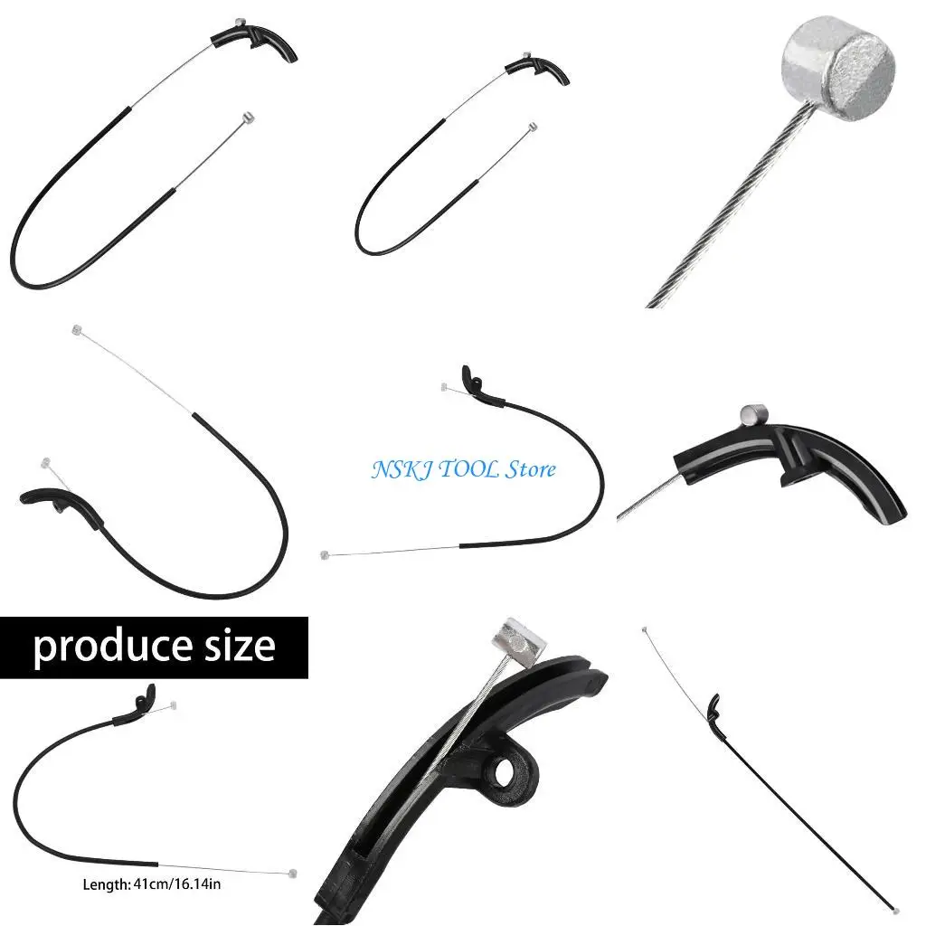 

L8RC Lawn Mower Throttle Control Cable Stainless Plastic Construction Fit for FS50CEL