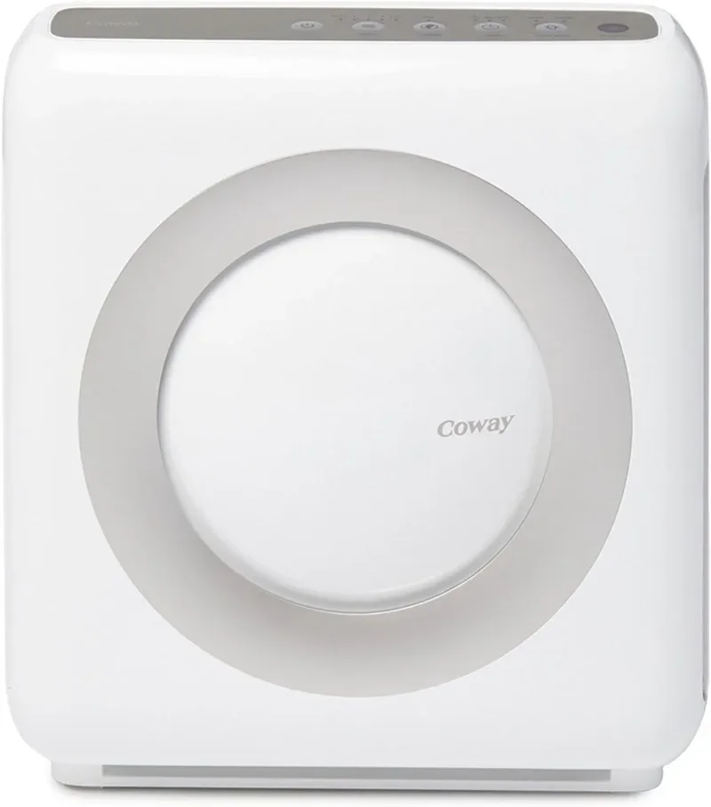 Coway Airmega-Purificador HEPA True, Monitoramento da Qualidade do Ar, Temporizador Automático, Indicador de Filtro, AP-1512HH(W)