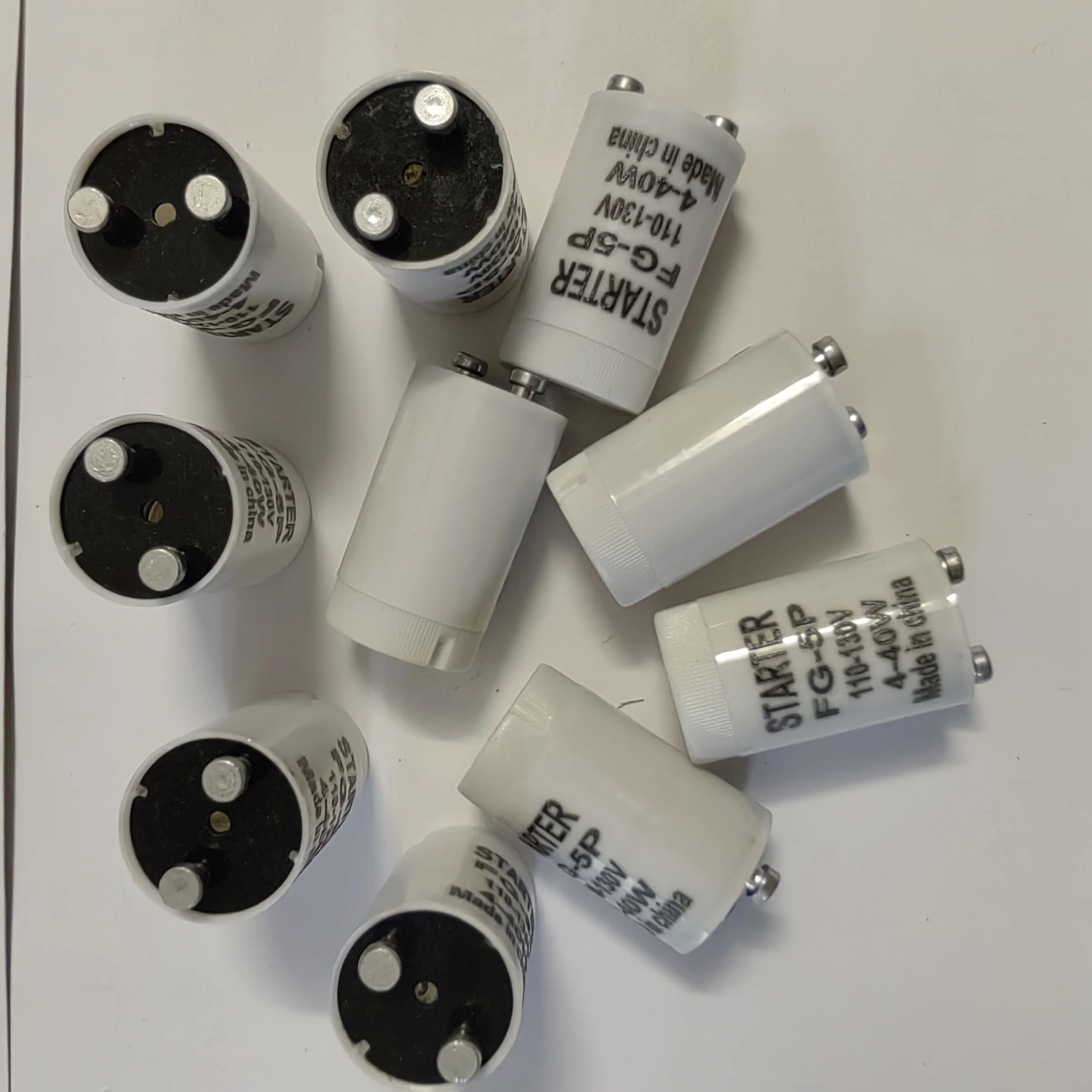 10 قطعة 110 فولت-130 فولت كاتب مصباح ليد البعوض مصباح فيوز كاتب FG-5P لمصابيح البعوض 4-40 واط CE ROHS