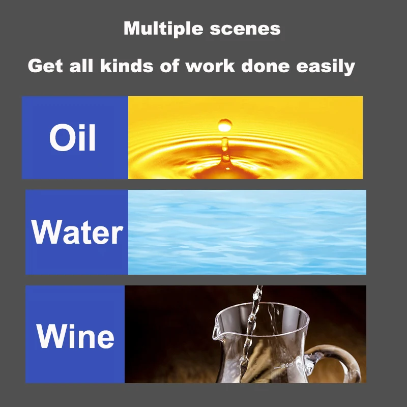 Pompa Mobil Listrik 38Mm Mini Portabel untuk Memompa Pompa Transfer Air Minyak Diesel Pompa Submersible Memancing Berkemah 35L/Menit 12V 24V