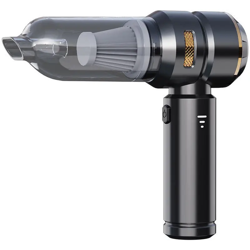 Portable Car Vacuum Cleaner Brushless Fast Charging High Power Dust Blower 16000Pa Strong Suction One-Click Detachable Dust Cup