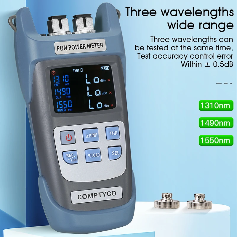 COMPTYCO AUA-330A/U UPC/APC port(optional) 1310/1490/1550nm Fiber Optical PON Power Meter FTTX/ONT/OLT