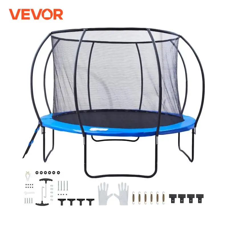 VEVOR Trampoline Heavy Trampoline with Jumping Mat and Spring Cover Padding Outdoor Recreational Trampolines for Kids Adults