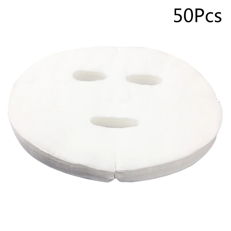 50/80/100 pçs máscaras faciais descartáveis ​​de papel não tecido máscaras faciais diy cosméticos para máscara cuidados da