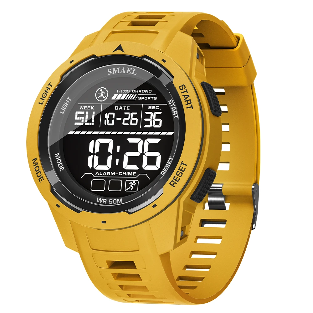 SMAEL Brand Men Electronics Watch Outdoor Sports Waterproof Big Dial Digital LED Alarm Digital-watch 8105 Sport Watch