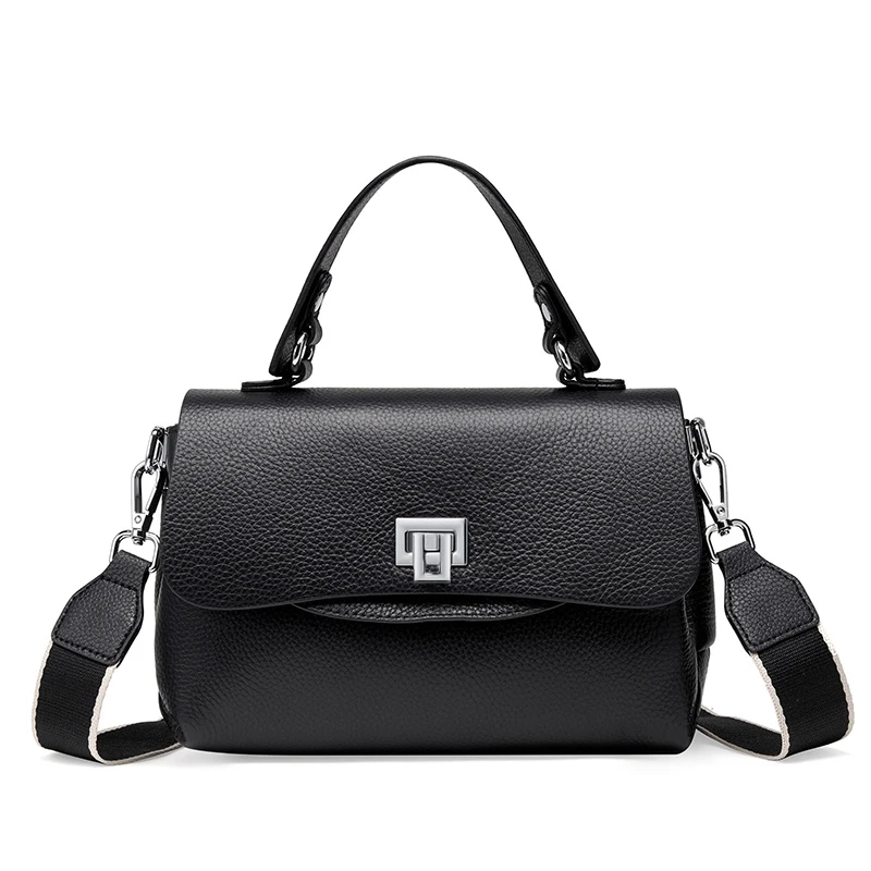 Zency damska torba z prawdziwej skóry z górnym uchwytem torby kopertowe luksusowa designerska torebka na ramię damska elegancka torebka typu Crossbody dla pań — zdjęcie 2