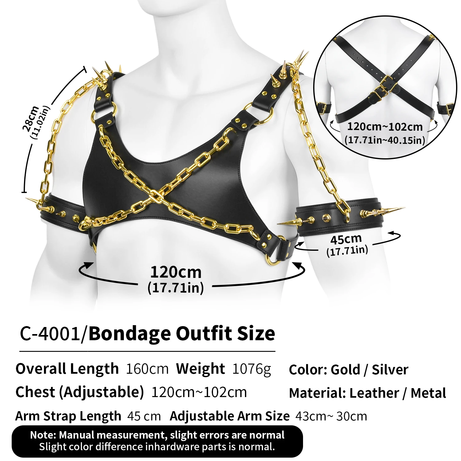 LEZEE الجسم عبودية حزام مربط صدر سراويل أحزمة مثير الكبار قضيب جلدي الملابس مجموعة الملابس الداخلية سلسلة الجنس لعب للنساء الرجال #2