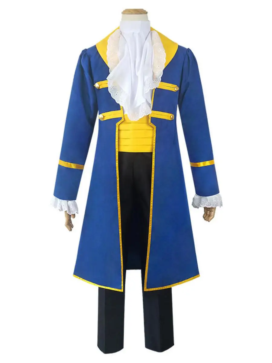 

New Sweet Beau And the Beast Prince Stage Performance Costume loween Cosplay Outfit Women's Traditional Ethnic Faion