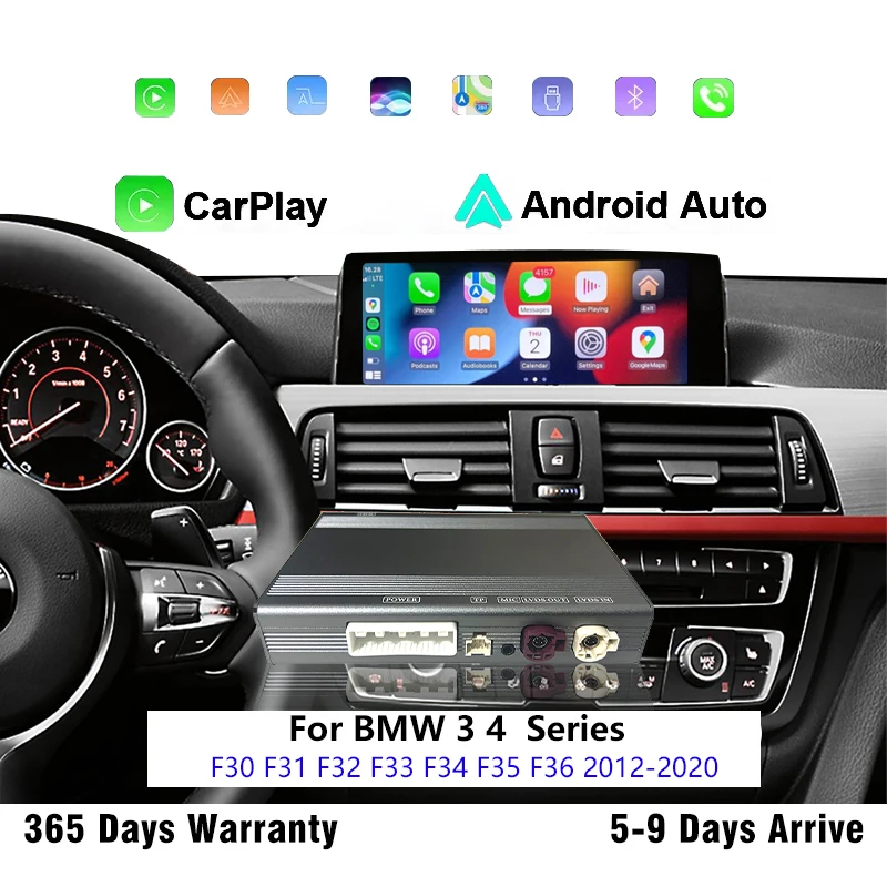 

Wireless CarPlay For BMW 3 4 Series F30 F31 F32 F33 F34 F35 F36 2012-2020 With Android Mirror Link AirPlay Car Play Youtube
