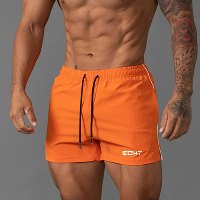 2022 New Men Shorts Fitness Bodybuilding Shorts Men Summer Gym Workout Male Breathable Quick Dry Sportswear Jogger Beach Shorts