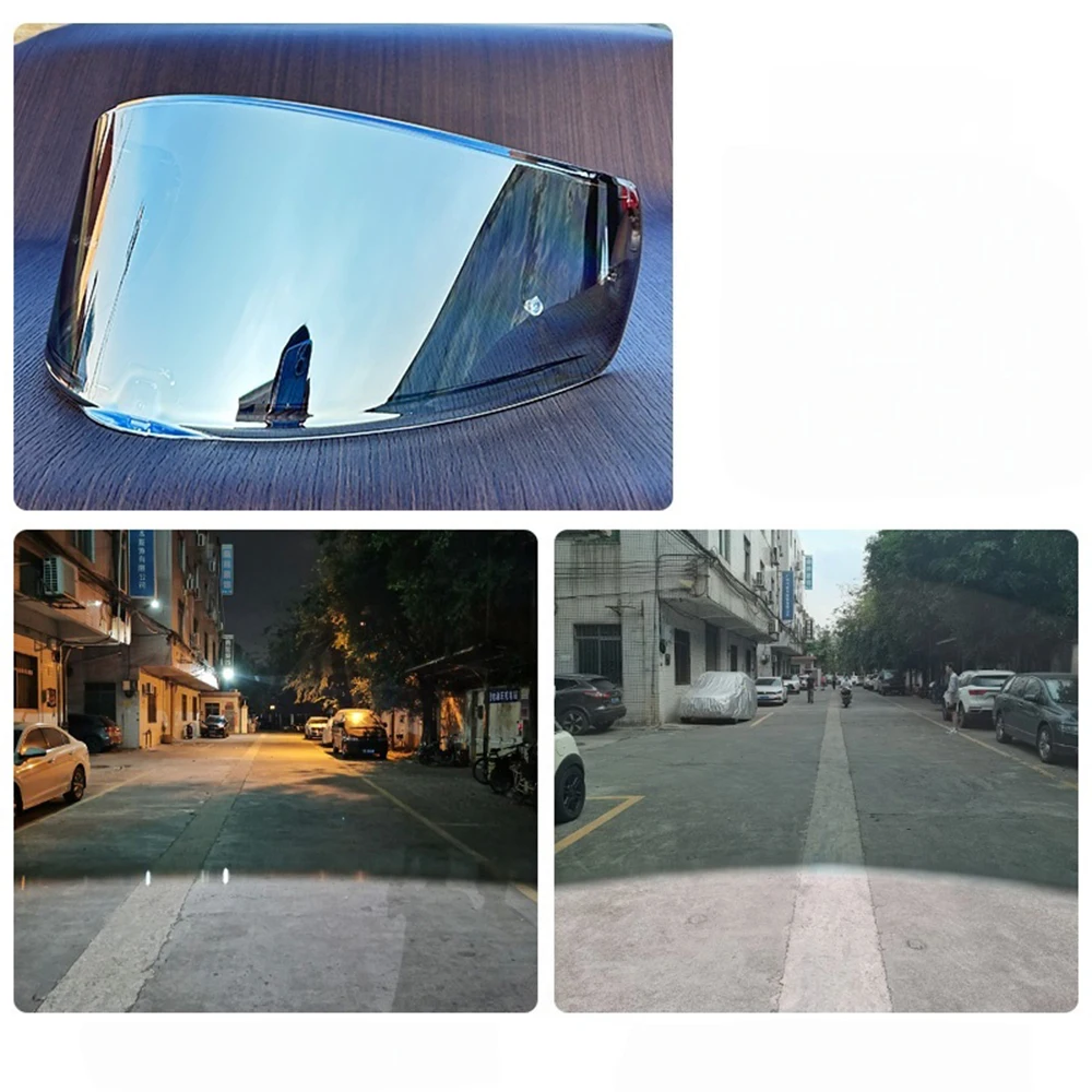 Motorcycle Helmet Visor plating silver Deep Smoke Replacement Lens helmet Visor Fit for LS2 FF801 FF397 2