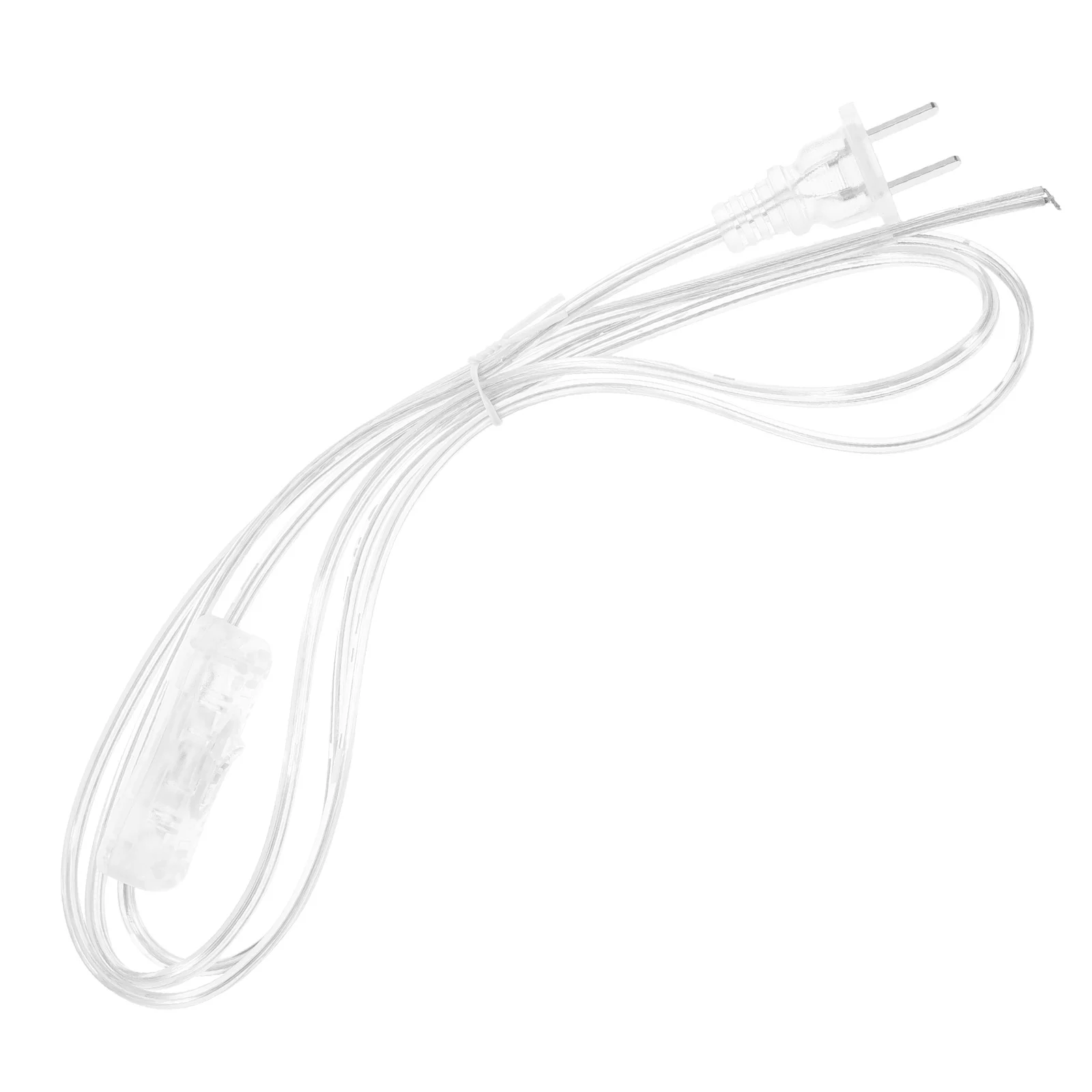 

1.8 Meter Transparent Switch Power Cable Clear Lamp Cord With Safety Switch For Led Bulb Vintage Hanging Lanterns Replacement
