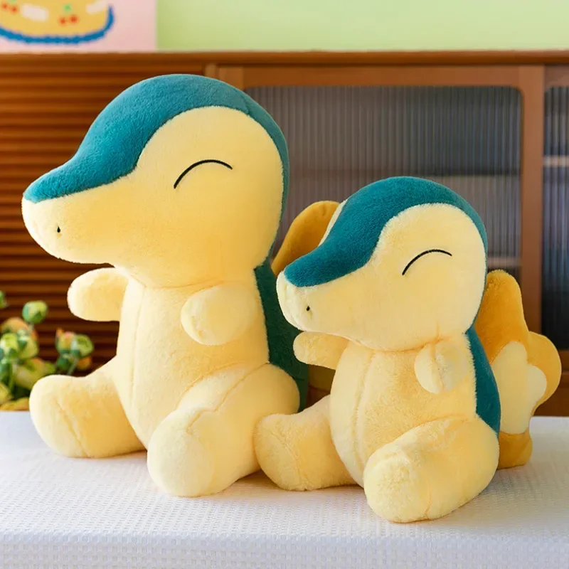 35/75cm Cyndaquil Pokemon Plush Toys Large Anime Doll Pillow Cartoon Feurigel Pokémon Plushie Stuffed Gift for Kids Christmas