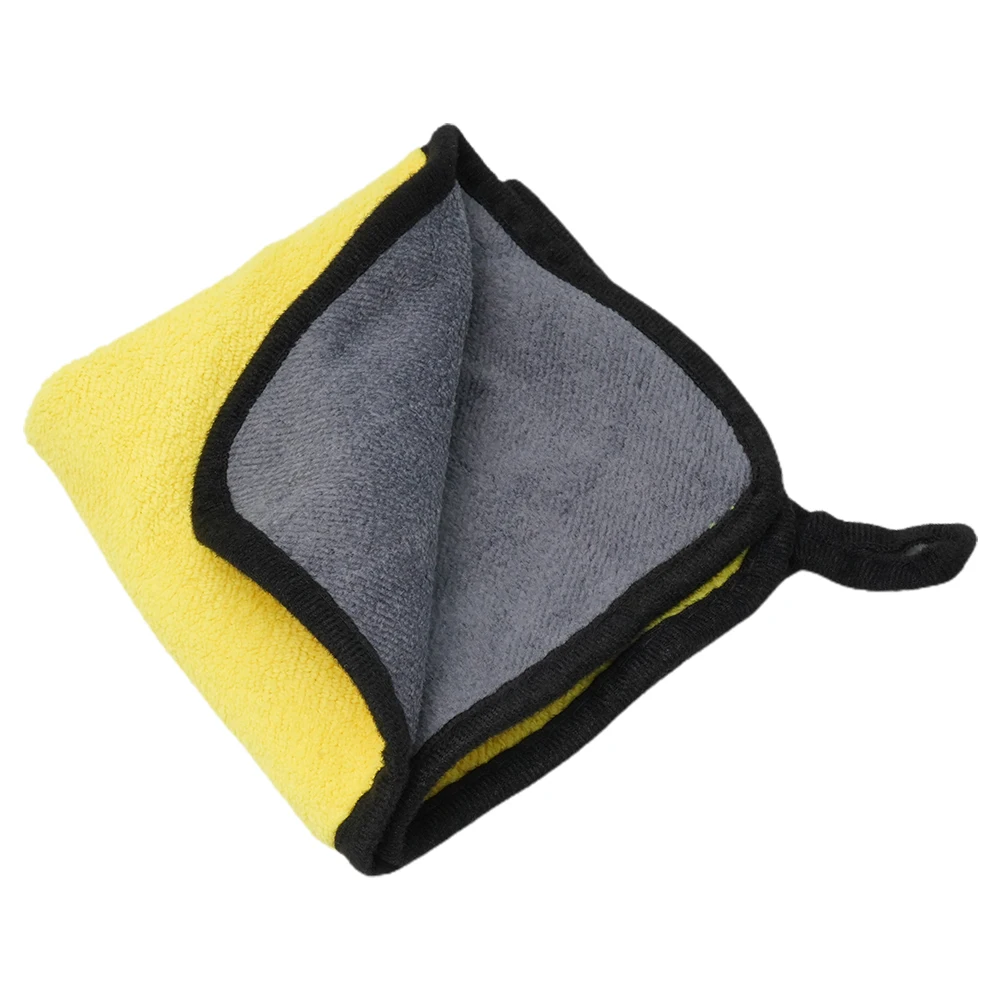 Microfiber Towel Car Interior Dry Cleaning Rag For Car Washing Tools Auto Detailing Tools Home Appliance Wash Supplies 30CM-60CM