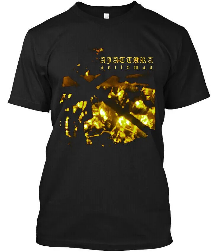 Черная музыкальная Футболка NWT ajatтара Noitumaa Финляндия Размер S 5XL