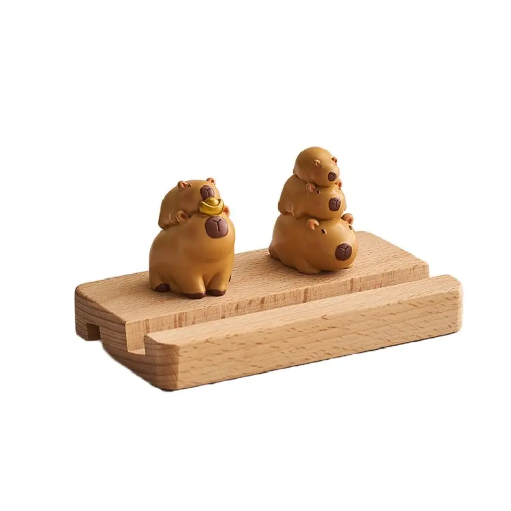 

Фигурка Модель Капибара Держатель для телефона Поддержка ПВХ Кукла Капибара Подставка для мобильного телефона Настольный декор Животное Капибара Кронштейн для мобильного телефона