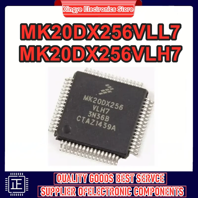 

MK20DX256VLL10 MK20DX256VLL7 MK20DX256VLH7 LQFP-64 Чипсет IC Новый на складе