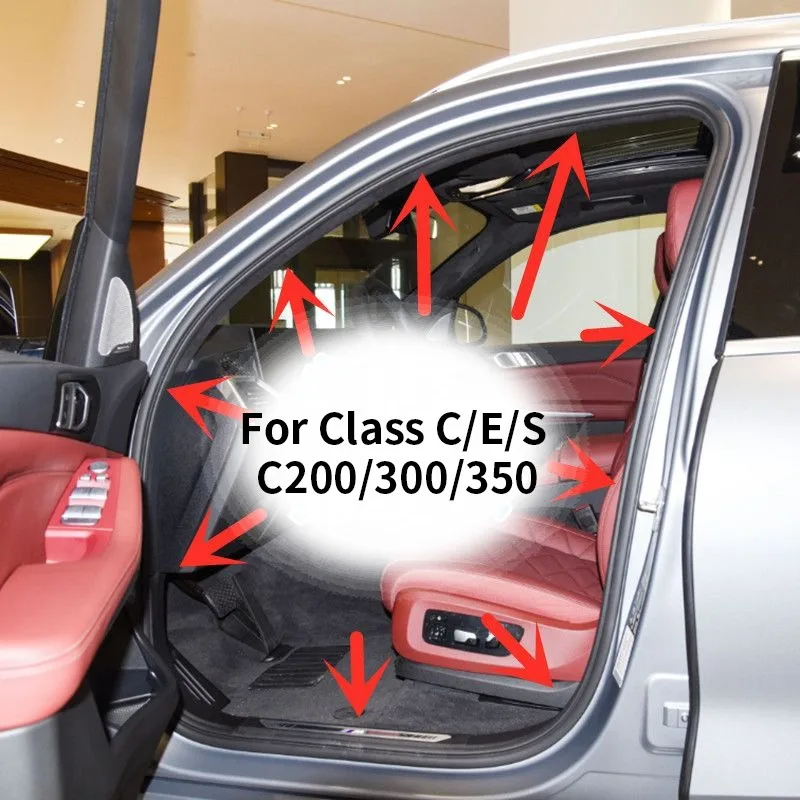 

1 Pc Trunk Waterproof Strip for Benz C Class E-Class S-Class C200 300 350 Door Frame Sealing Strips, Rubber Strips(Without Fur)