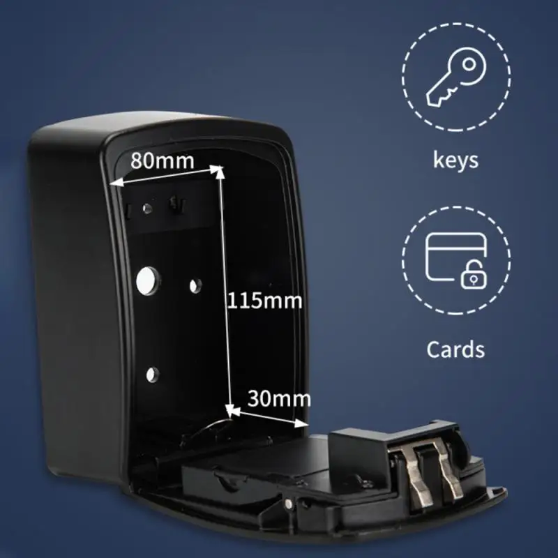 Tuya Smart Key Box Lock Box Street Trade Draagbare muurbevestiging Elektronische beveiligingssleutel Veilige houder Box voor binnen en buiten