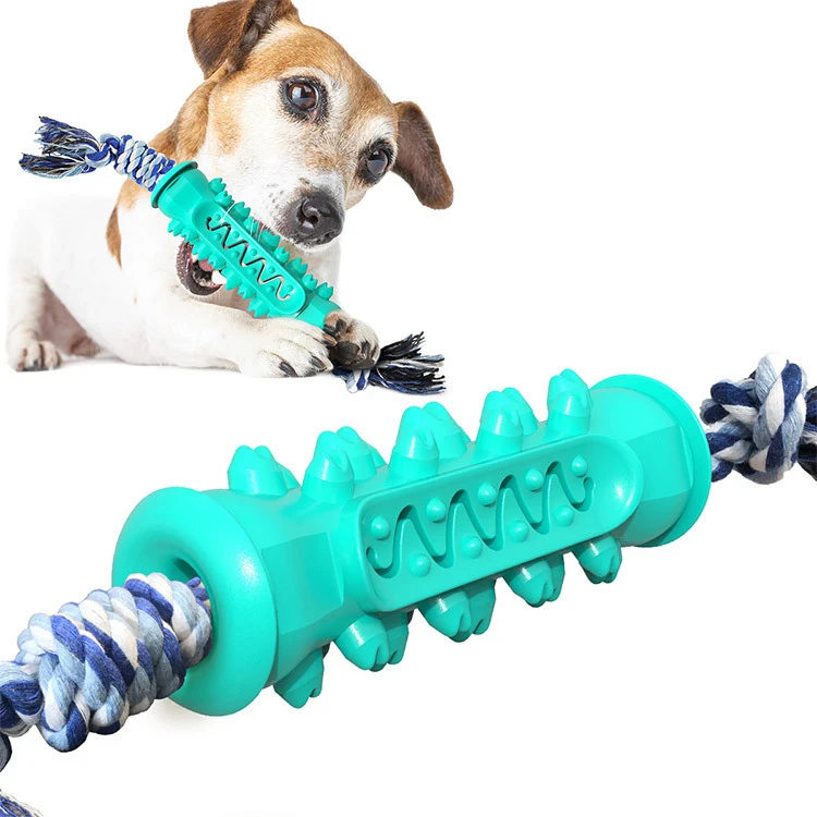 

Dog Chew Toy For Aggressive Chewers Chew Stick Non-Toxic Rubber Dog Toy Small Medium Large Dogs Toothbrush