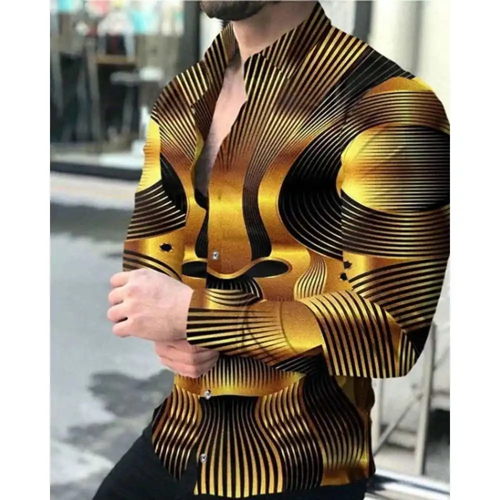 

Digital Print Long Sve Casual irt 3D Printed Comfortable Cotton Summer Ice Sensation Leisure Faion for All Ages