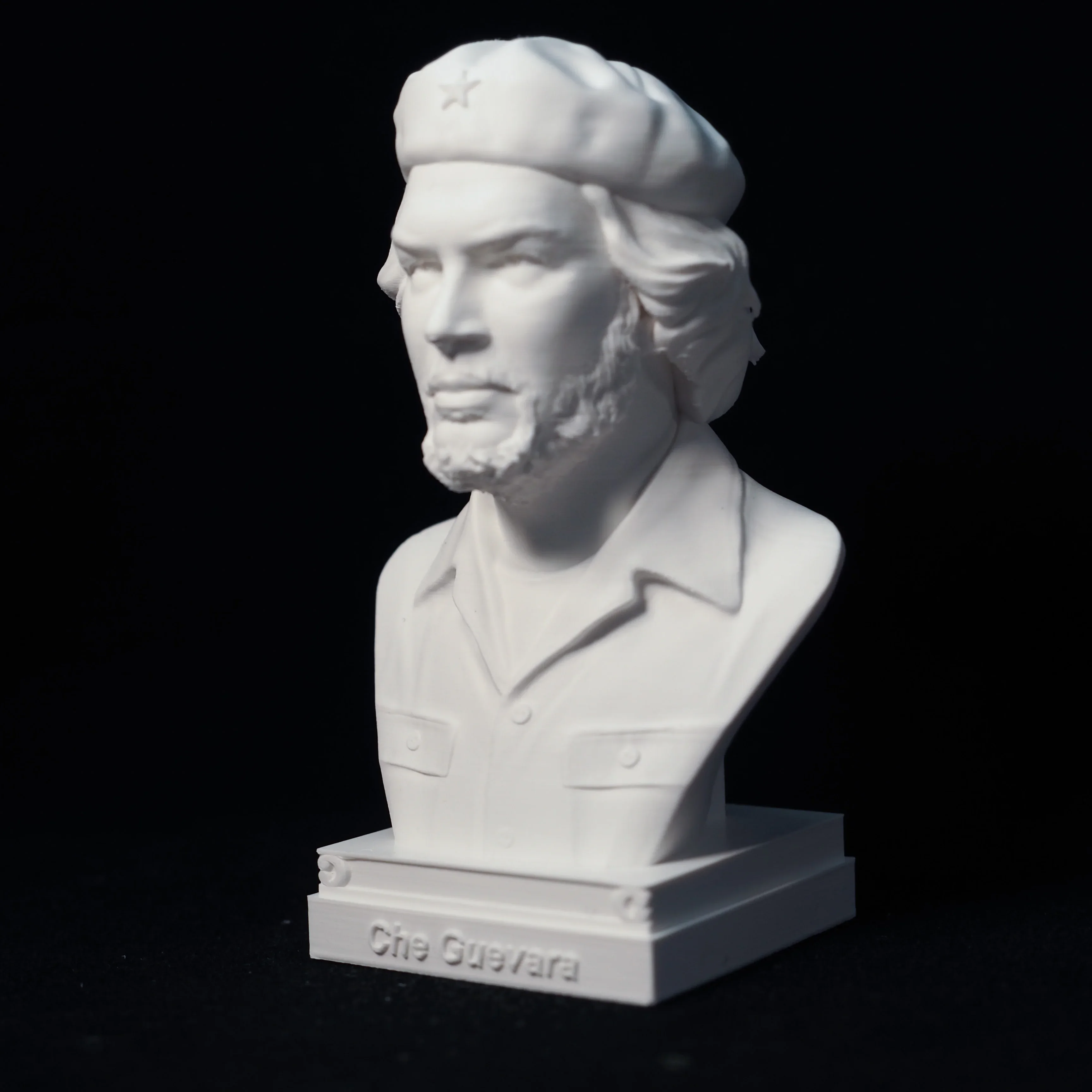 Che Guevara ornaments statue model ornaments bust crafts great man portrait desk desk, 3D printing PLA plastic materia