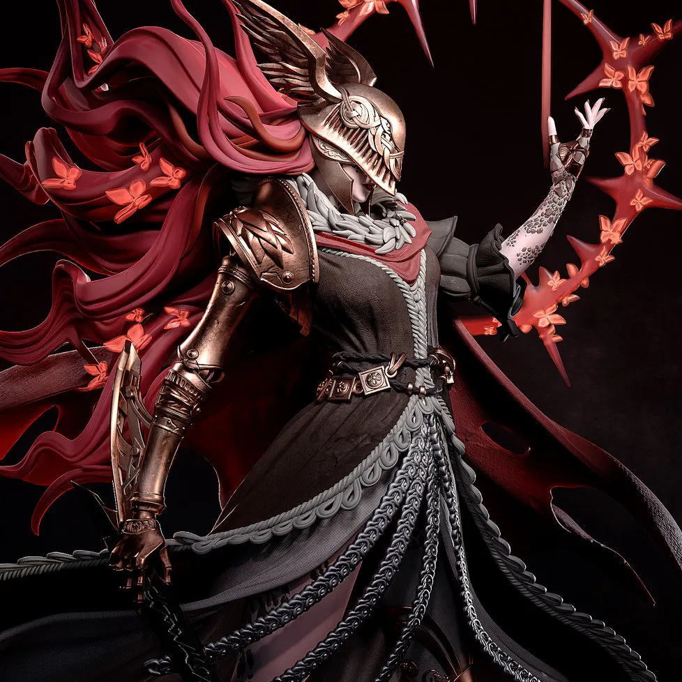 

Overall heights 50mm 75mm 90mm Resin model kits figure beauty colorless and self-assembled （3D Printing ）TD-7659/3D