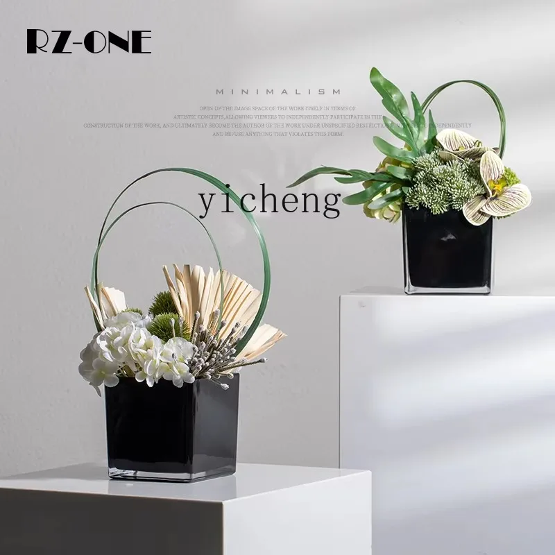 BJ-27 floral green plant negotiation table coffee table living room dining table flower ornament