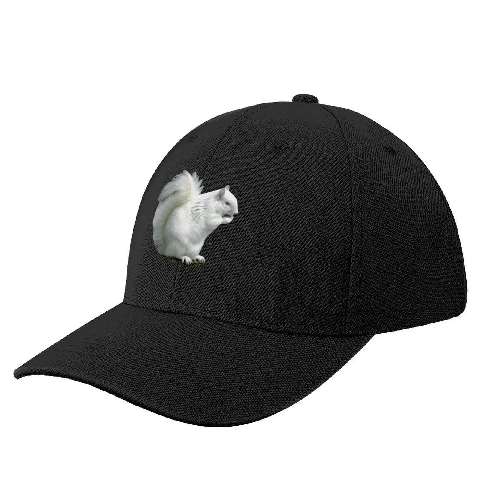 

Albino Grey Squirrel Baseball Cap New In The Hat Beach Outing beach hat Thermal Visor For Girls Men's