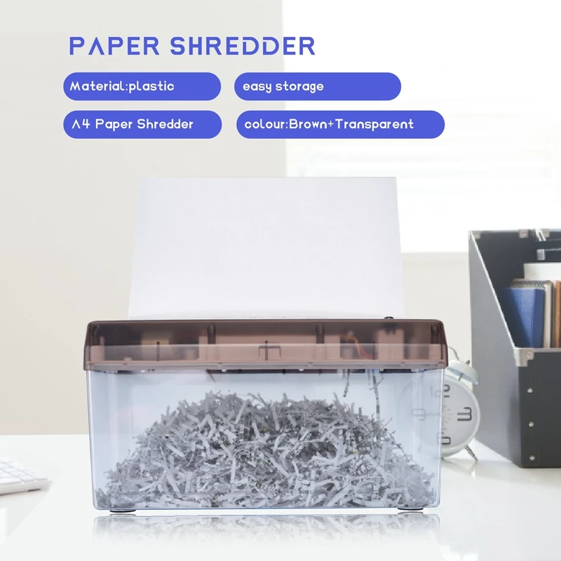 USB Electric Dual Purpose Paper Shredder Desktop Mini Financial Bill A4 Paper Shredder Paper Cutter For Home Office