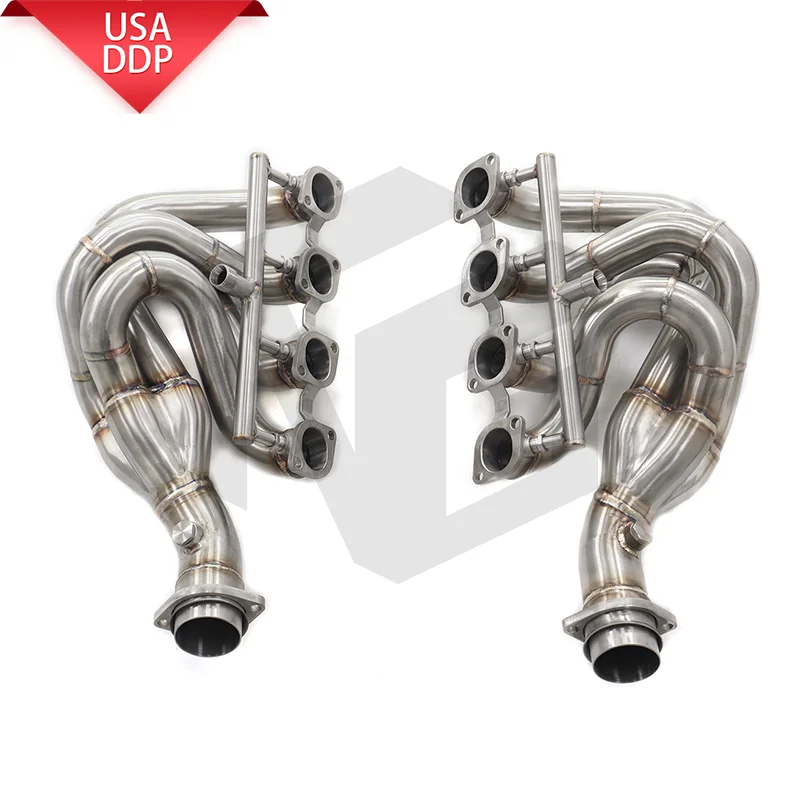 

ING Engine Header Exhaust Manifold SS304 Ferrari 360 3.6L without Heat Shield No catalysis Isolation Tube System