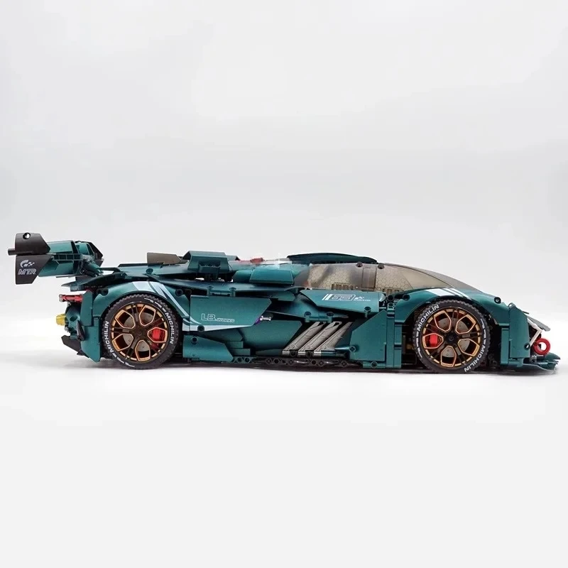 NEW GULY 10611 Technical RC Racing Sport Car MOC-3466pcs Building Blocks Bricks Puzzle Toy Christmas Halloween Gifts For Kids