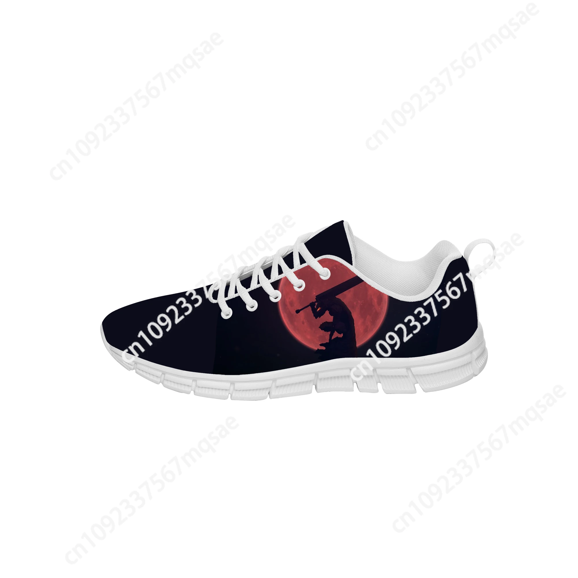 Hot Cool Cartoon Berserk scarpe sportive uomo donna adolescente Sneakers Casual personalizzato scarpe da coppia di alta qualità scarpe da corsa bianche