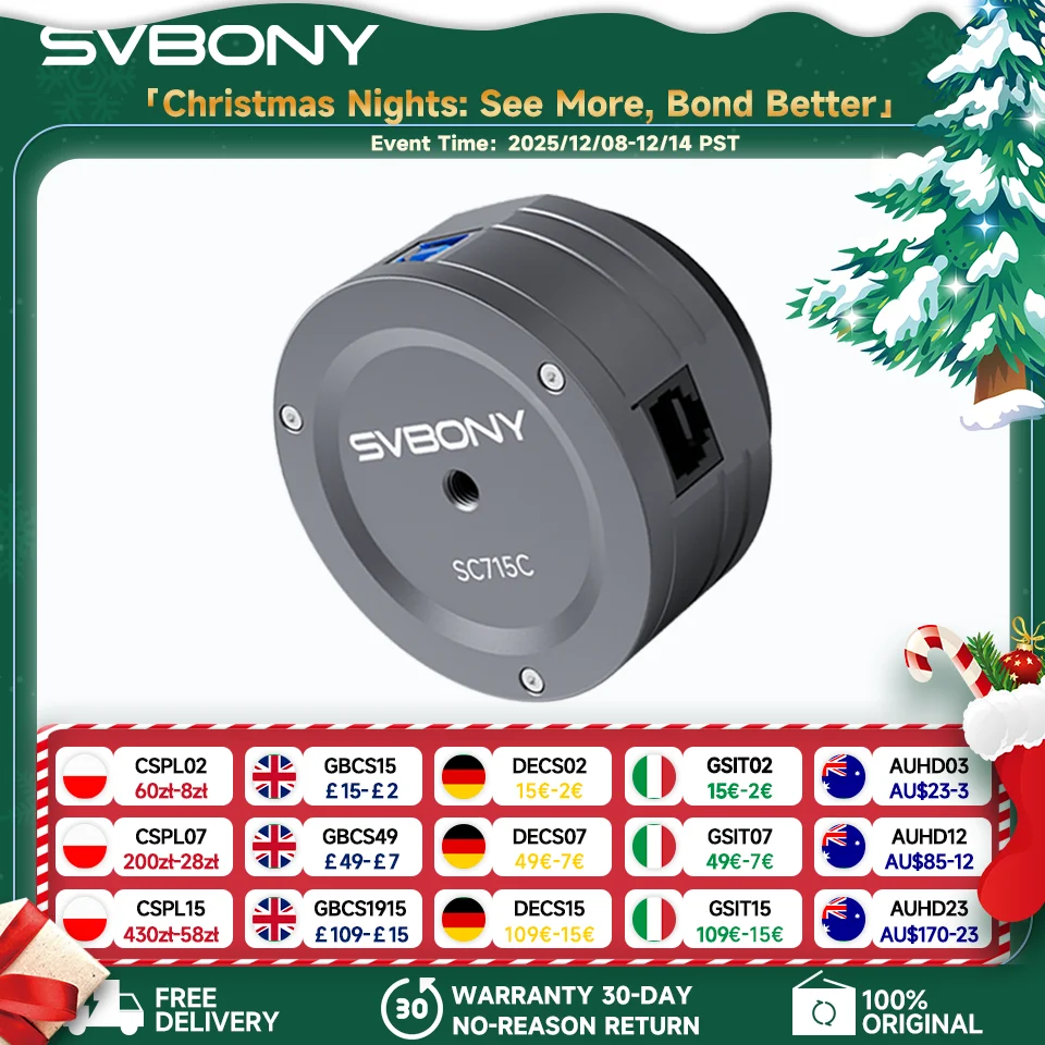 Svbony كاميرا كوكبية SC715C OSC ملونة CMOS IMX715 USB 3.0 عدسة إلكترونية لمراقبة الكواكب مع فلتر #1
