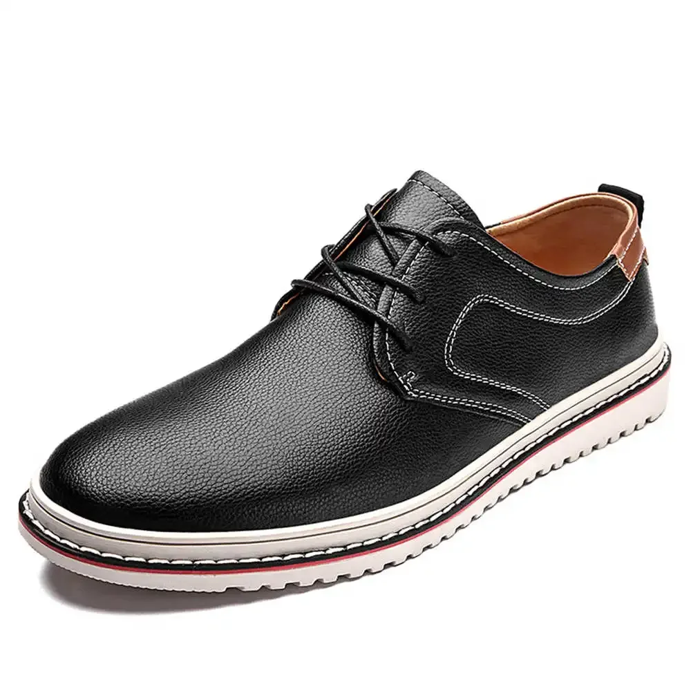 2025 British Style Luxury Outdoor Men's Shoes Brand Thick Bottom Oxford Lace Up Shoes Beef Tendon Outsole Work Sneakers Casual