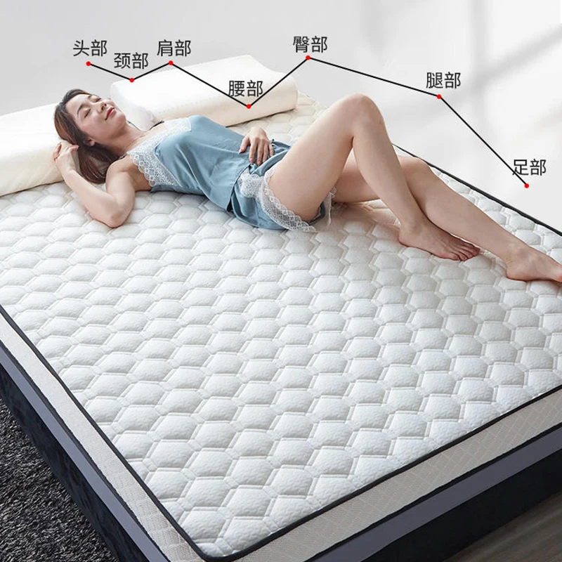 

Latex mattress soft cushion household thickened double bed tatami mat for rental dedicated sponge student dormitory single