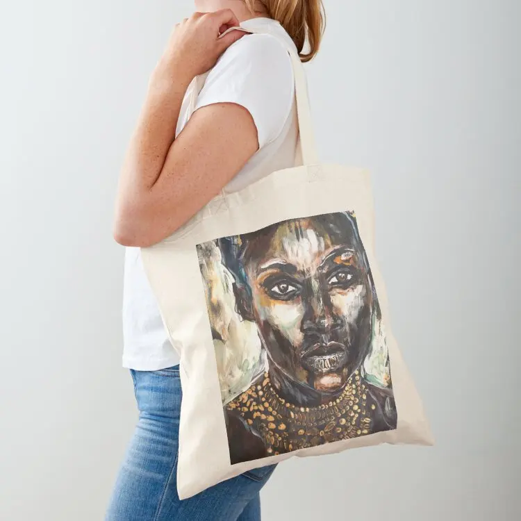 شرسة الملكة الأفريقية حمل حقيبة المرأة المتسوق حقيبة الإناث حقيبة المتسوق امرأة شعار التسوق